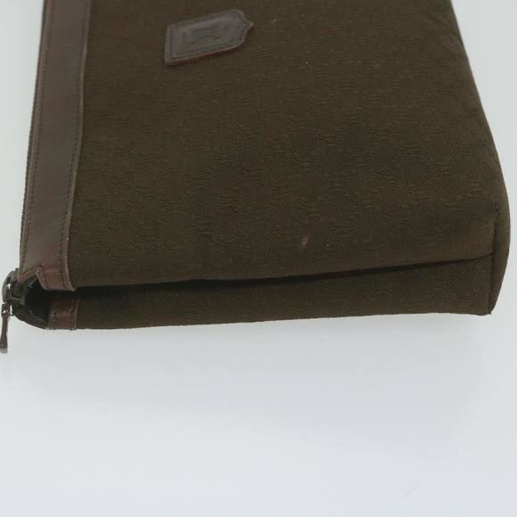 CELINE Macadam Canvas Clutch Bag Brown Auth ar11127 - Picture 4 of 16